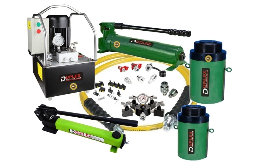 single acting lock nut cylinders, cll-10006, hydraulic cylinder, hydraulic jack, duplex/shanghai, kich thuy luc 1 chieu, bom tay thuy luc, bom dien thuy luc, 